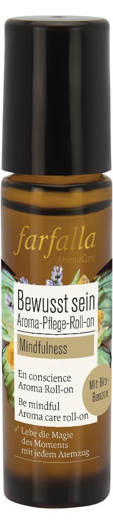Farfalla Aroma Pflege Roll On Bewusst sein Mindfulness