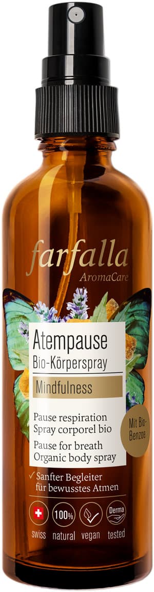 Farfalla Bio-Körperspray Atempause Mindfulness
