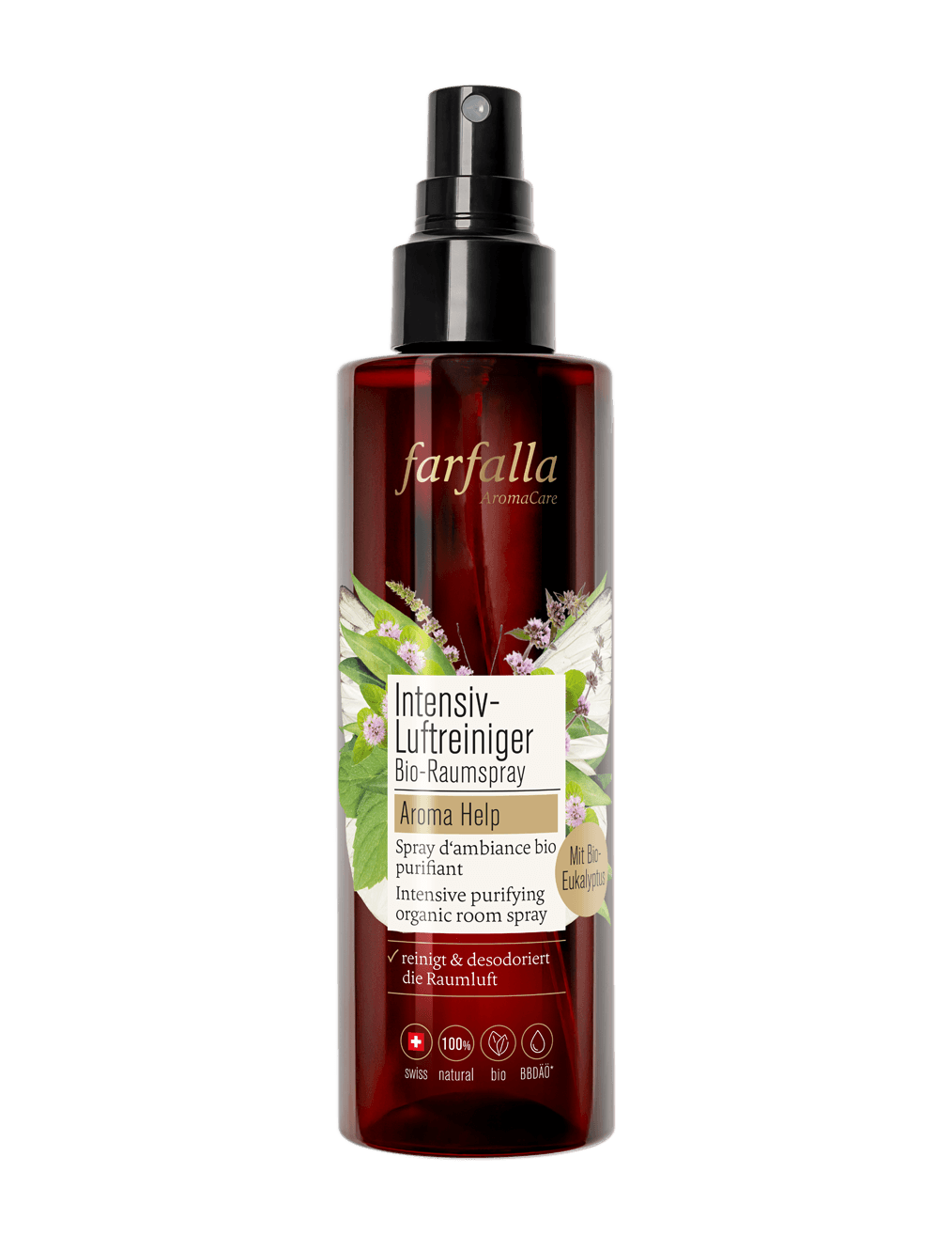 Farfalla Aroma Help Bio Raumspray Intensiv Luftreiniger