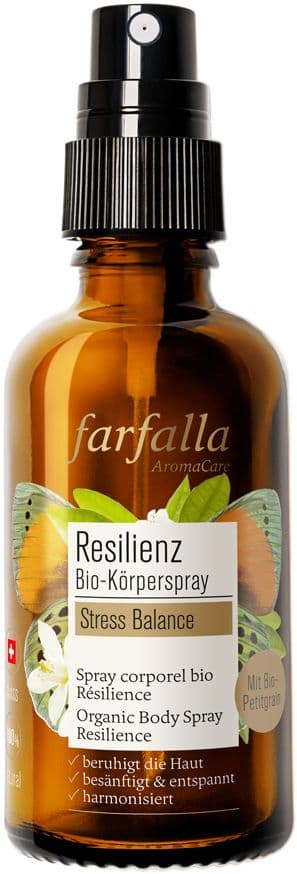 Farfalla Resilienz Bio-Körperspray Stress Balance