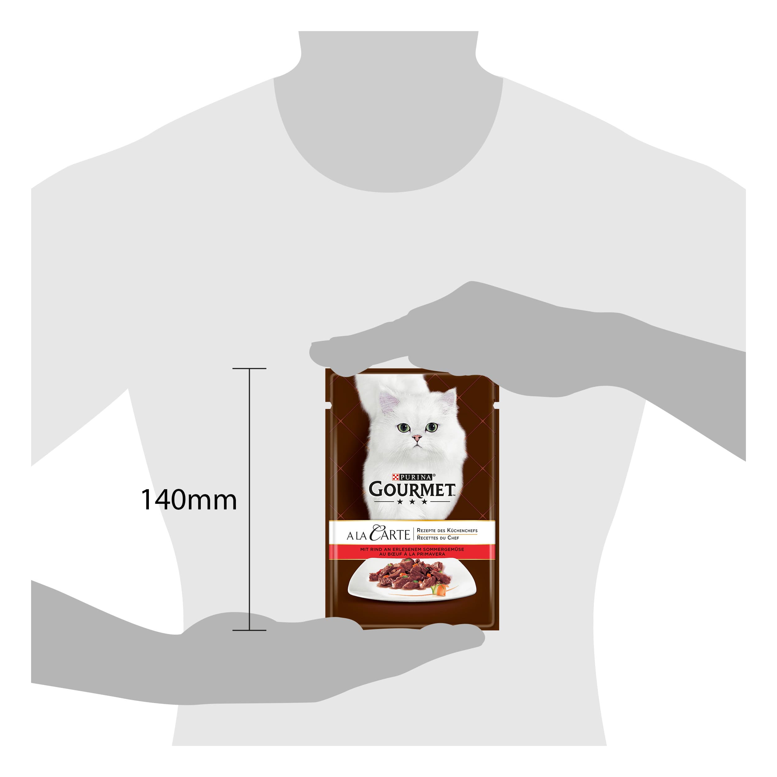Produktbild PURINA GOURMET A la Carte mit Rind an erlesenem Sommergemüse 4 von 4