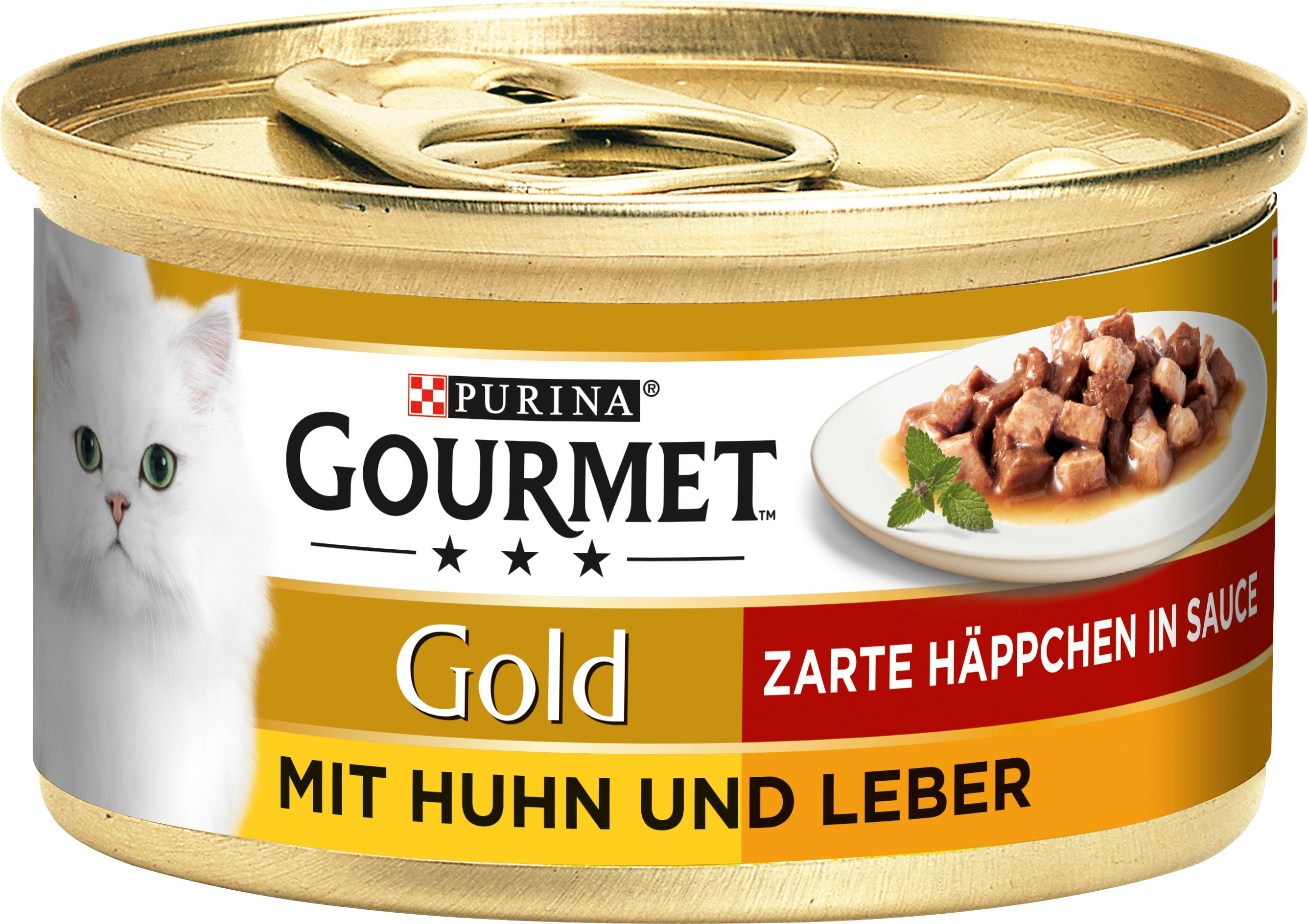 PURINA GOURMET Gold Zarte Häppchen mit Huhn&Leber