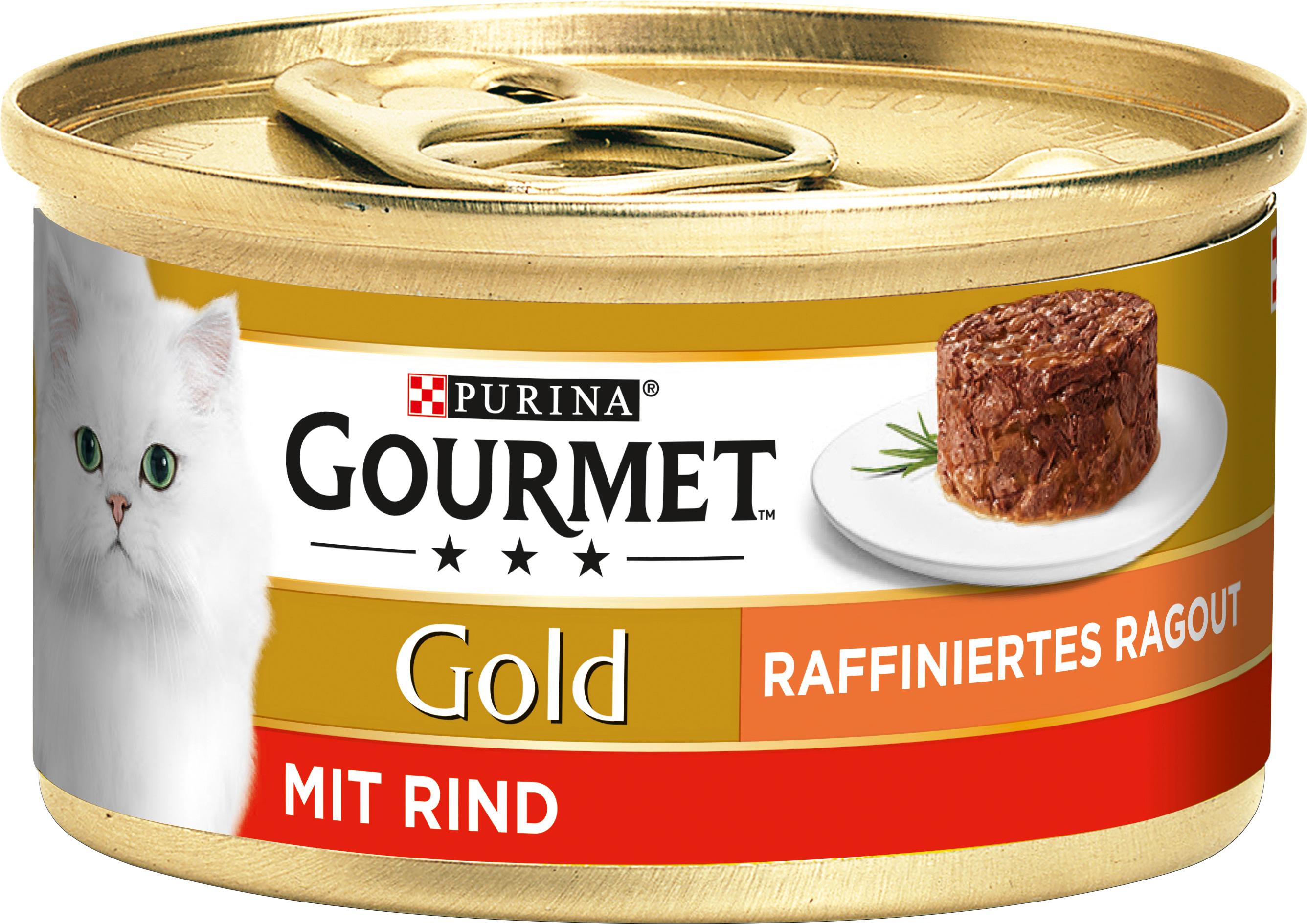PURINA GOURMET Gold Raffiniertes Ragout mit Rind