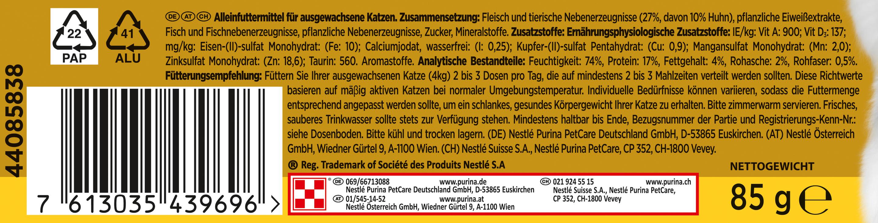Produktbild PURINA GOURMET Gold Raffiniertes Ragout mit Huhn 2 von 4