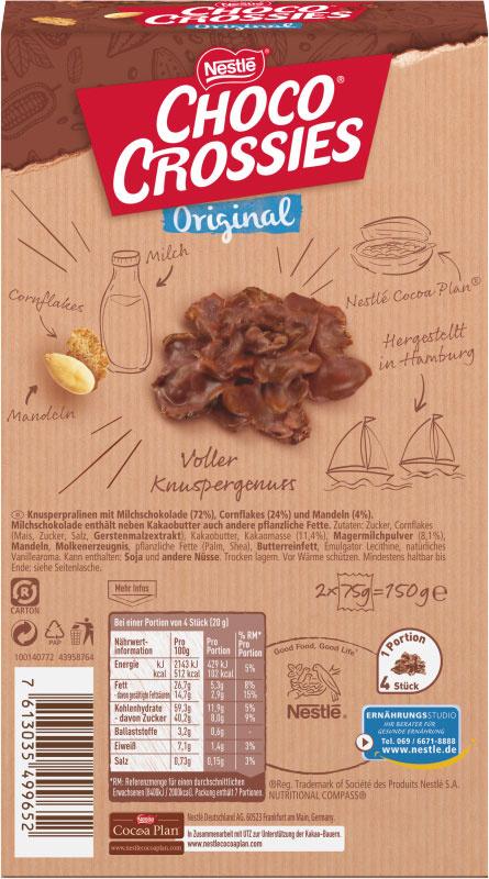 Produktbild Nestlé CHOCO CROSSIES Original 2 von 2