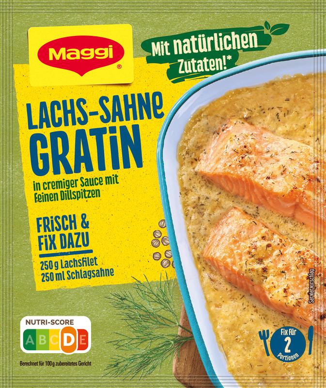 MAGGI Fix für Lachs-Sahne Gratin