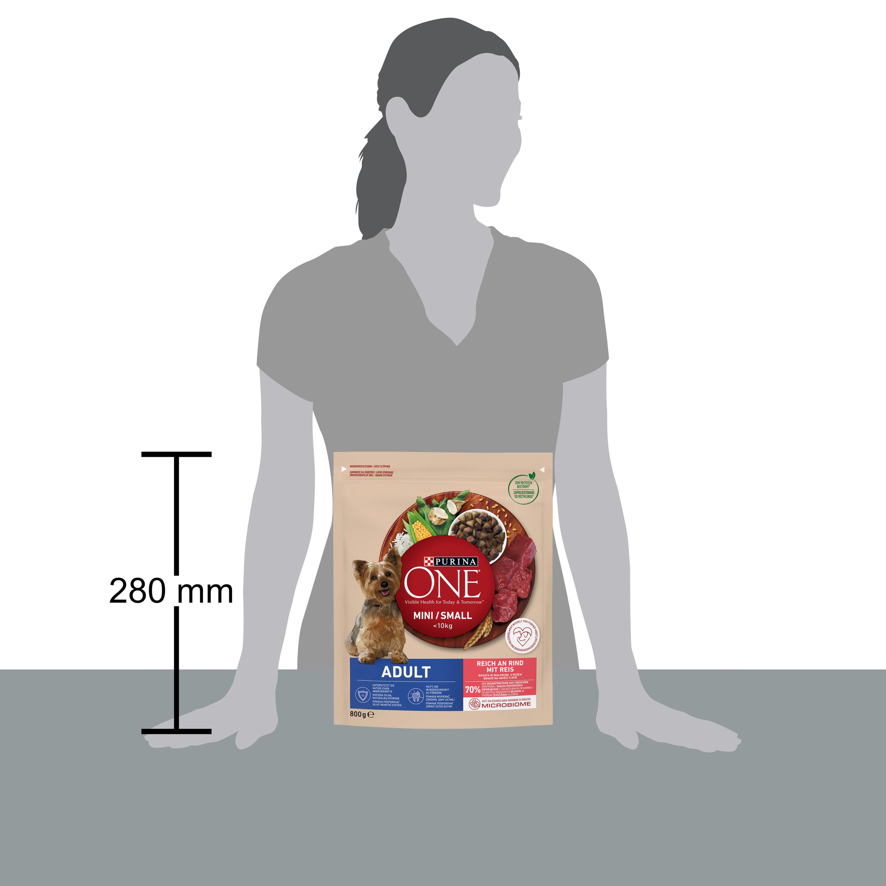 Produktbild Purina One Hundenassfutter Rind mit Reis 4 von 8
