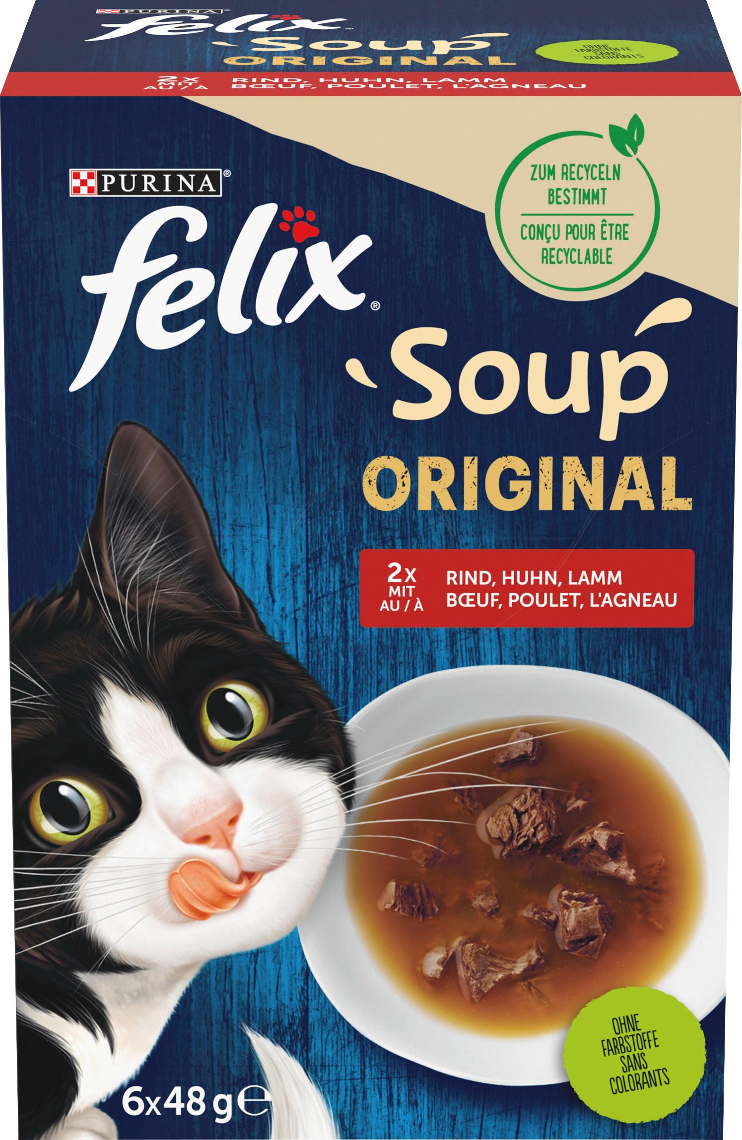 Produktbild PURINA FELIX Soup Rind, Huhn, Lamm 6 von 8