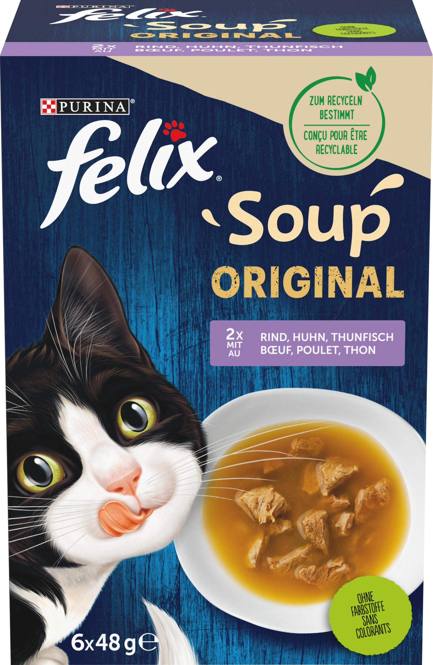 Produktbild PURINA FELIX Soup Geschmacksvielfalt aus dem Wasser mit Kabeljau 5 von 8
