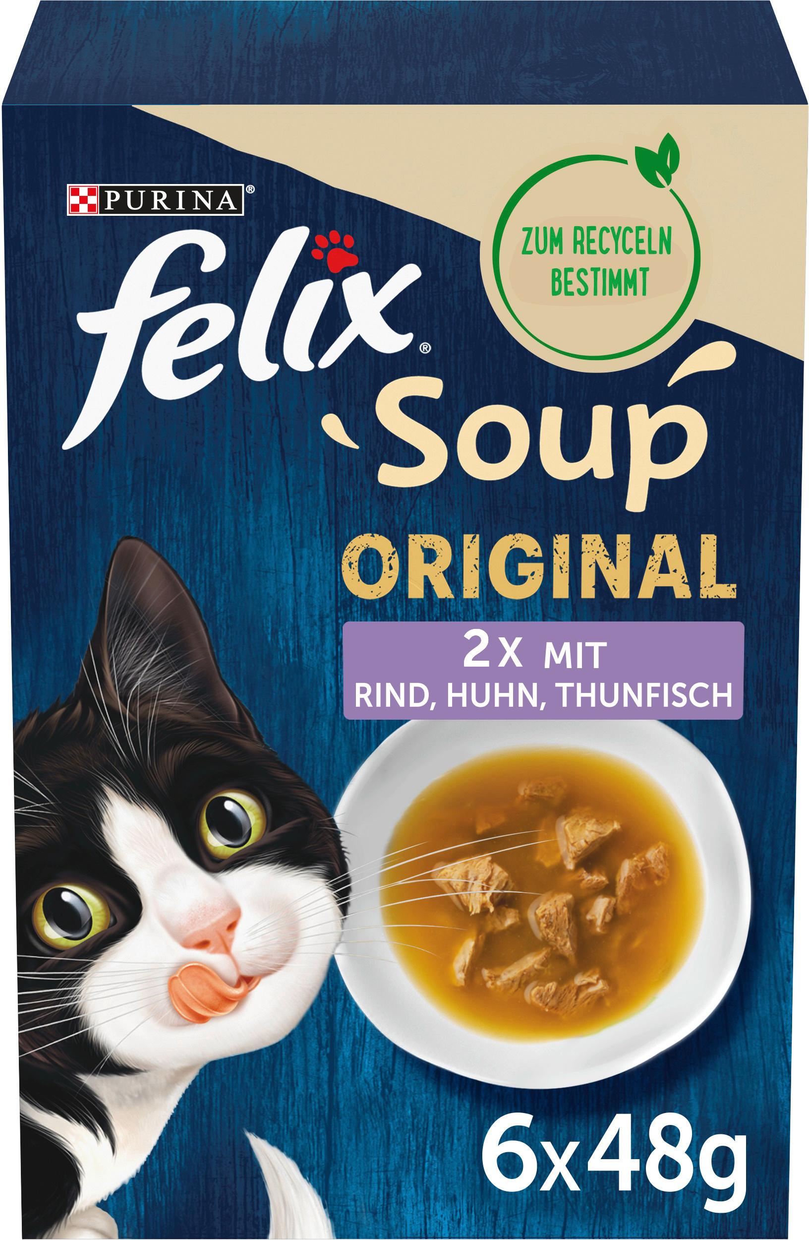 Produktbild PURINA FELIX Soup Geschmacksvielfalt aus dem Wasser mit Kabeljau 7 von 8