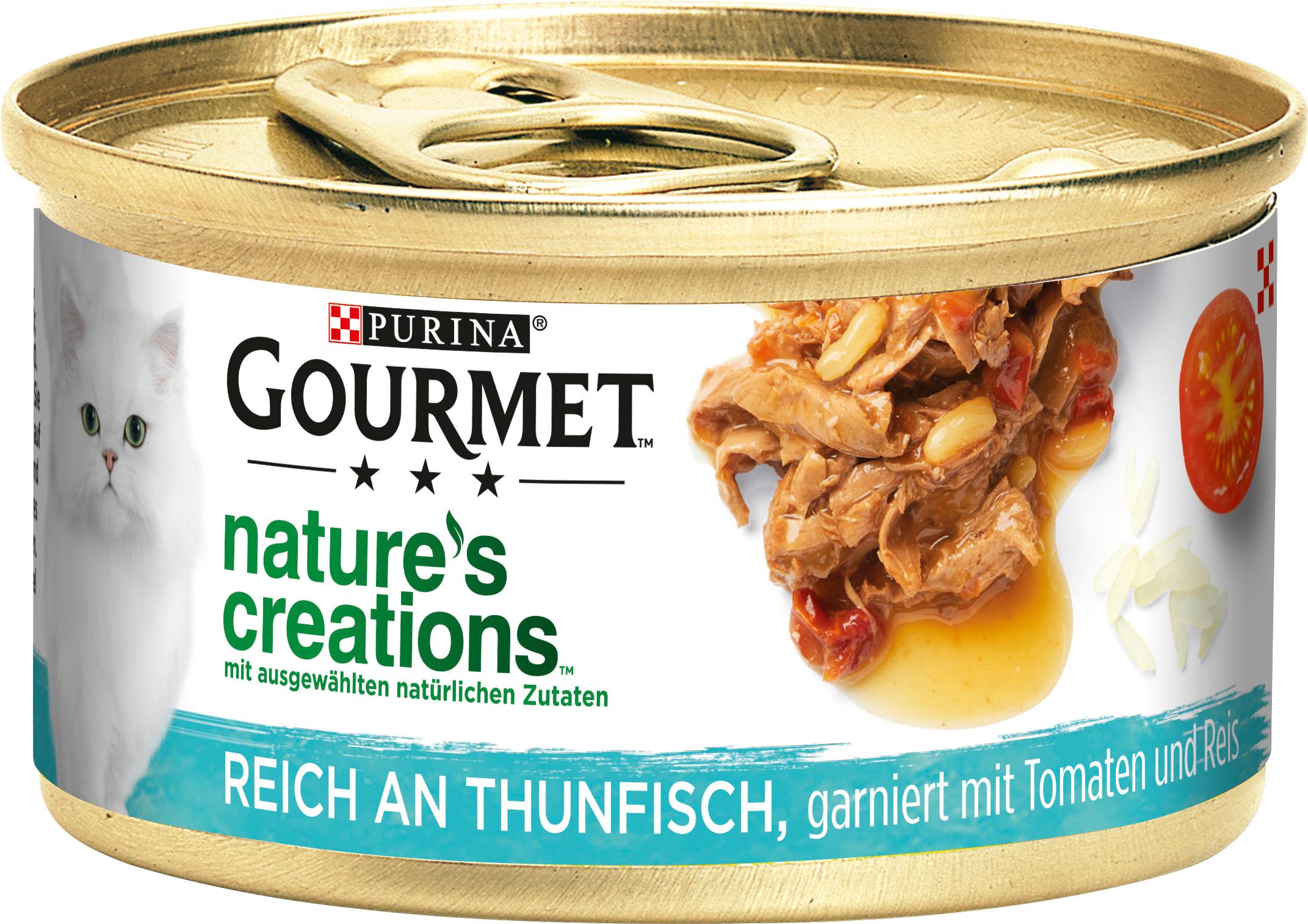 PURINA GOURMET Nature's Creations reich an Thunfisch