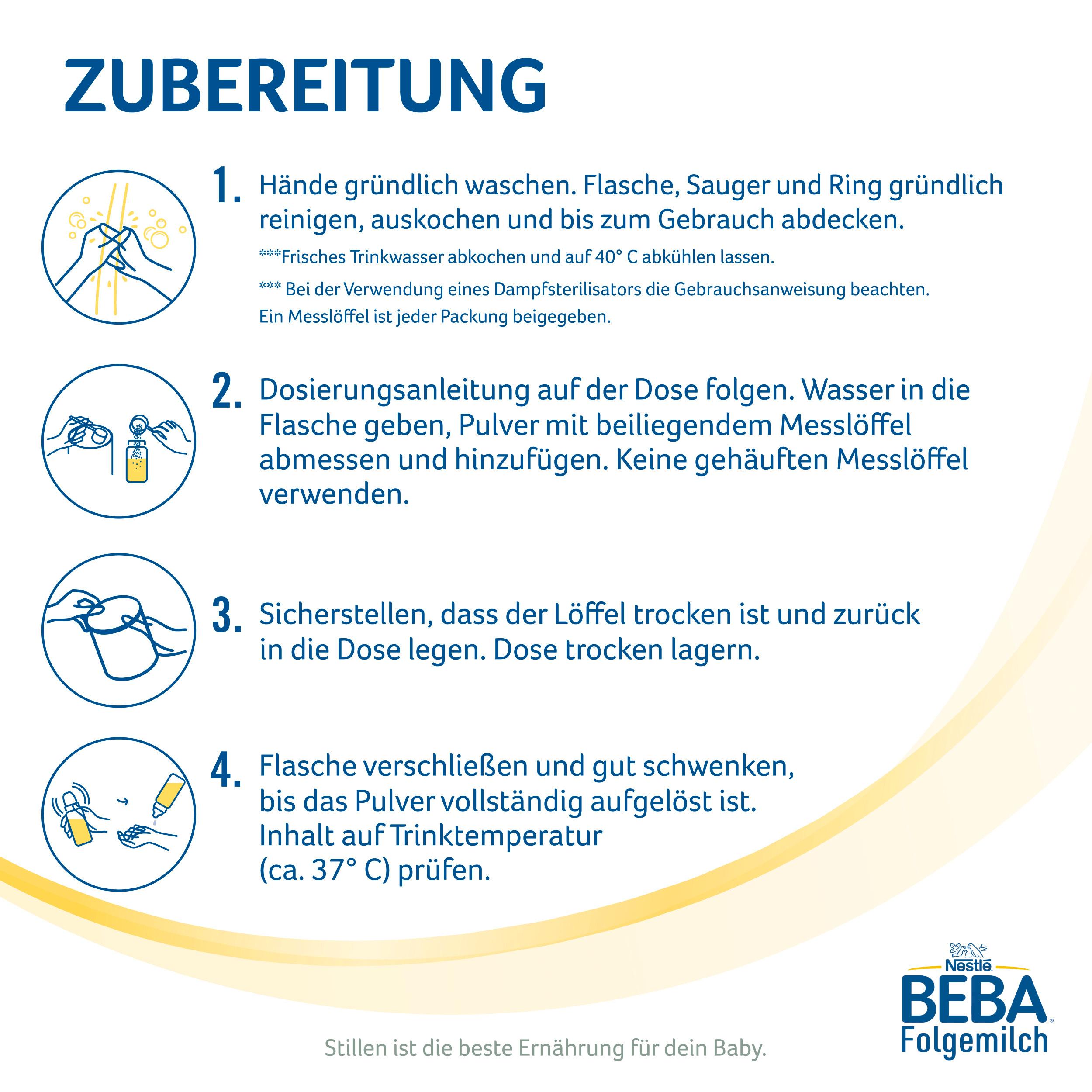 Produktbild BEBA 2 Folgemilch nach dem 6. Monat 5 von 17
