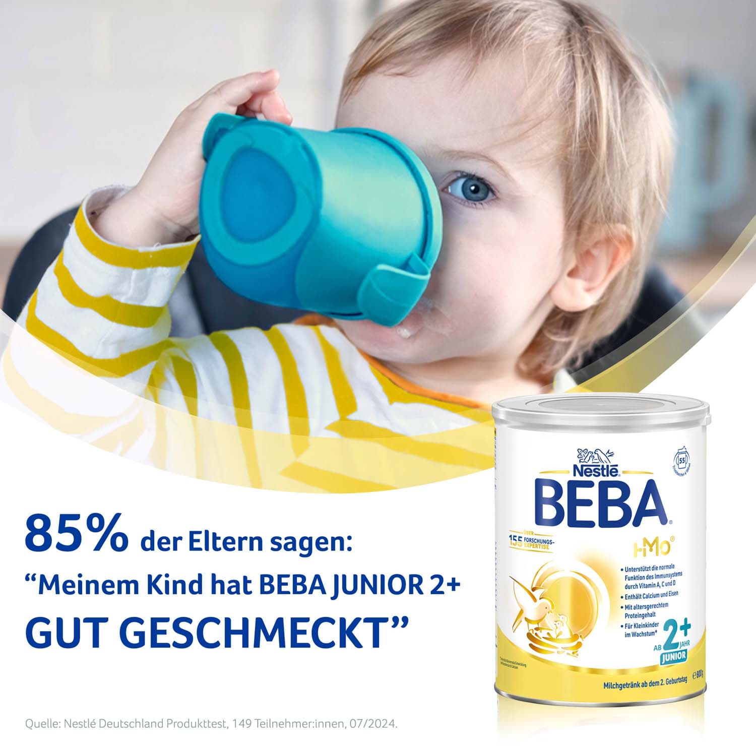BEBA Junior 2 Kindermilch ab dem 2. Geburtstag