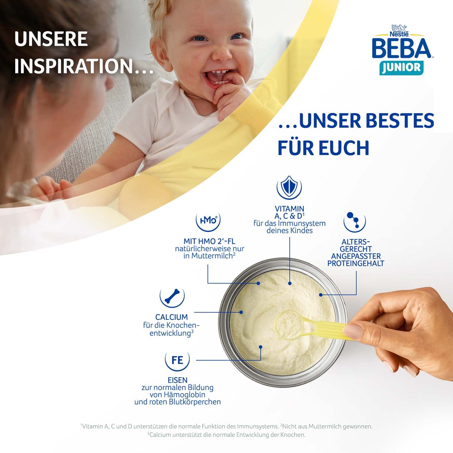 BEBA Junior 2 Kindermilch ab dem 2. Geburtstag