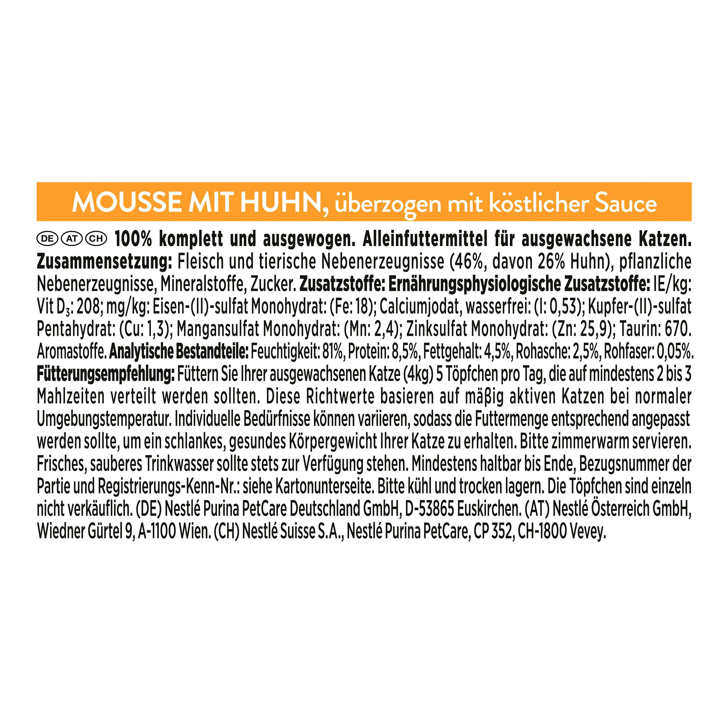 Produktbild PURINA GOURMET Revelations Mousse mit Huhn 5 von 8