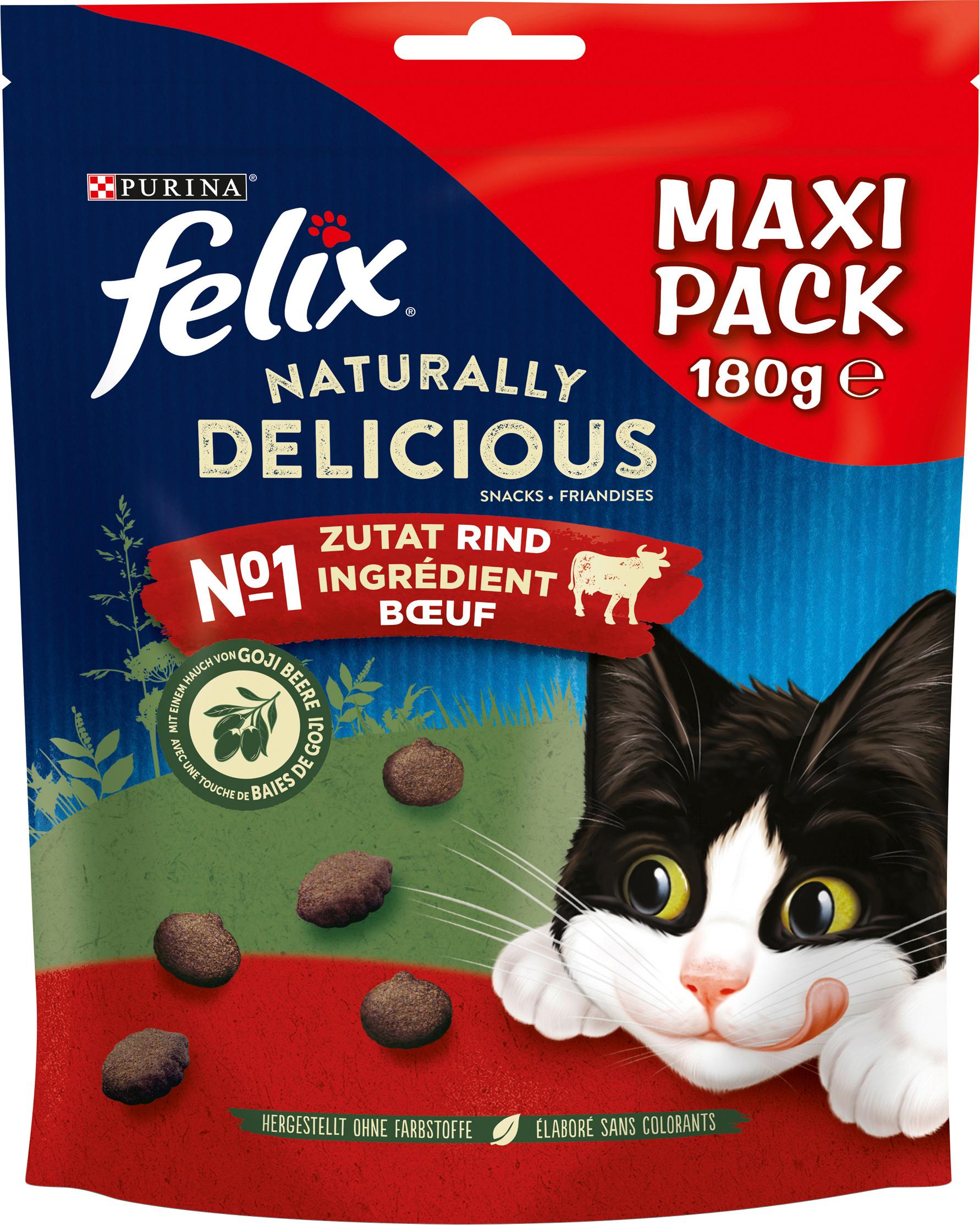 PURINA FELIX Katzensnacks Naturally Delicious Rind