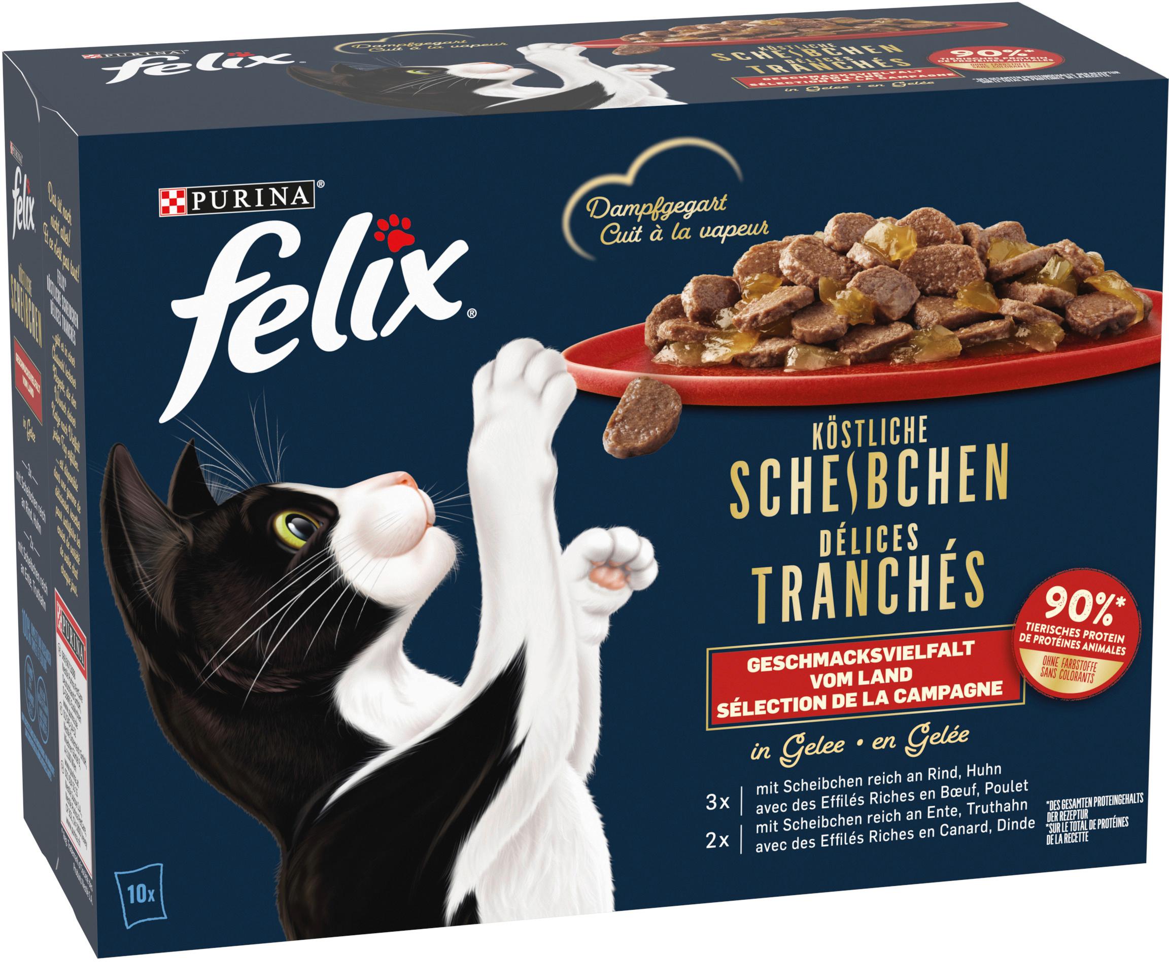 Produktbild Purina felix Köstliche Scheibchen Geschmacksvielfalt vom Land in Gelee 3 von 6