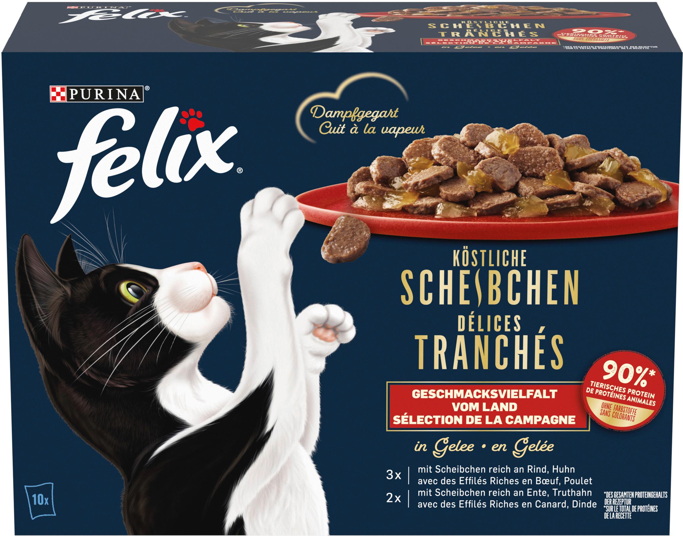 Produktbild Purina felix Köstliche Scheibchen Geschmacksvielfalt vom Land in Gelee 2 von 6
