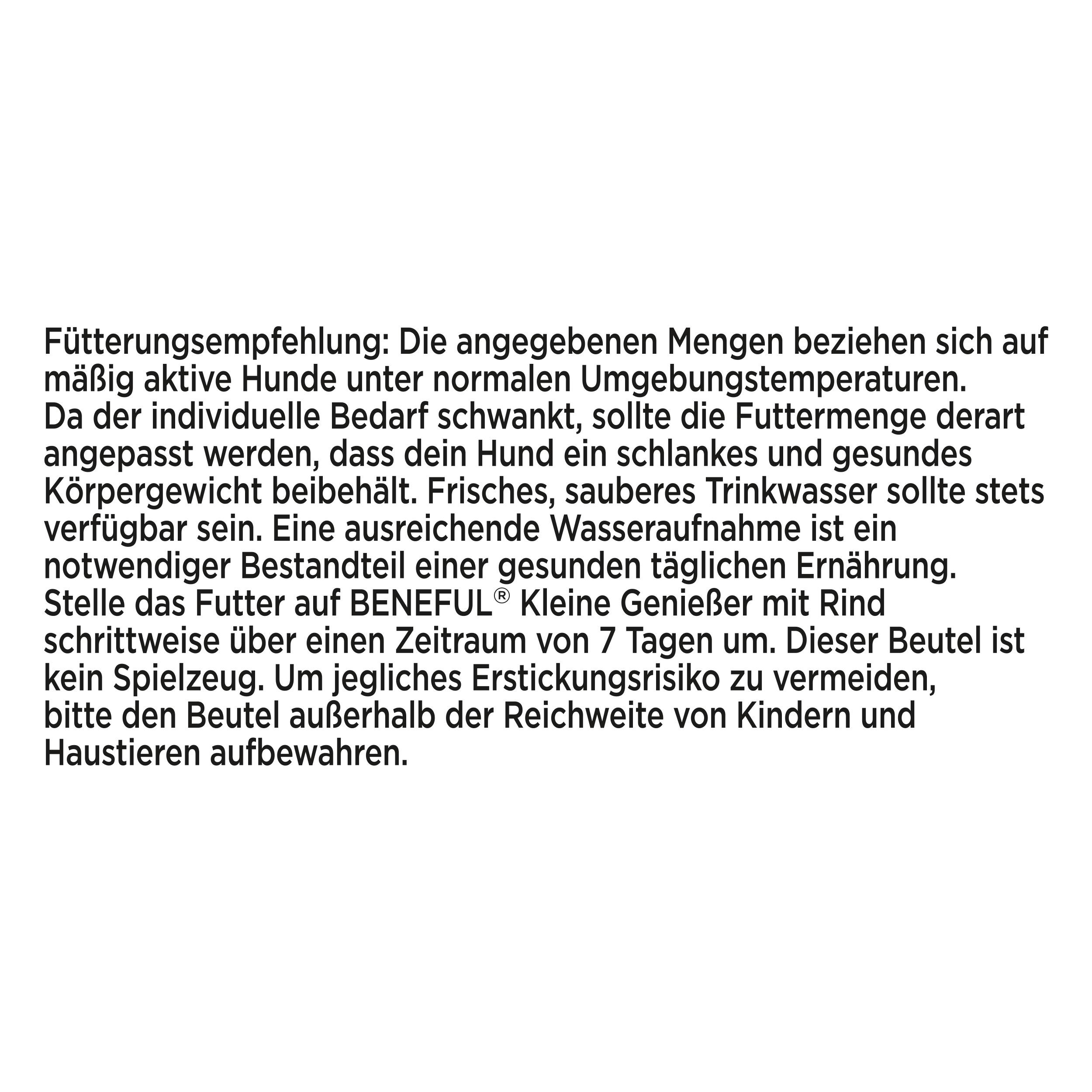 Produktbild PURINA BENEFUL Kleine Geniesser mit Rind 1.4kg 6 von 6
