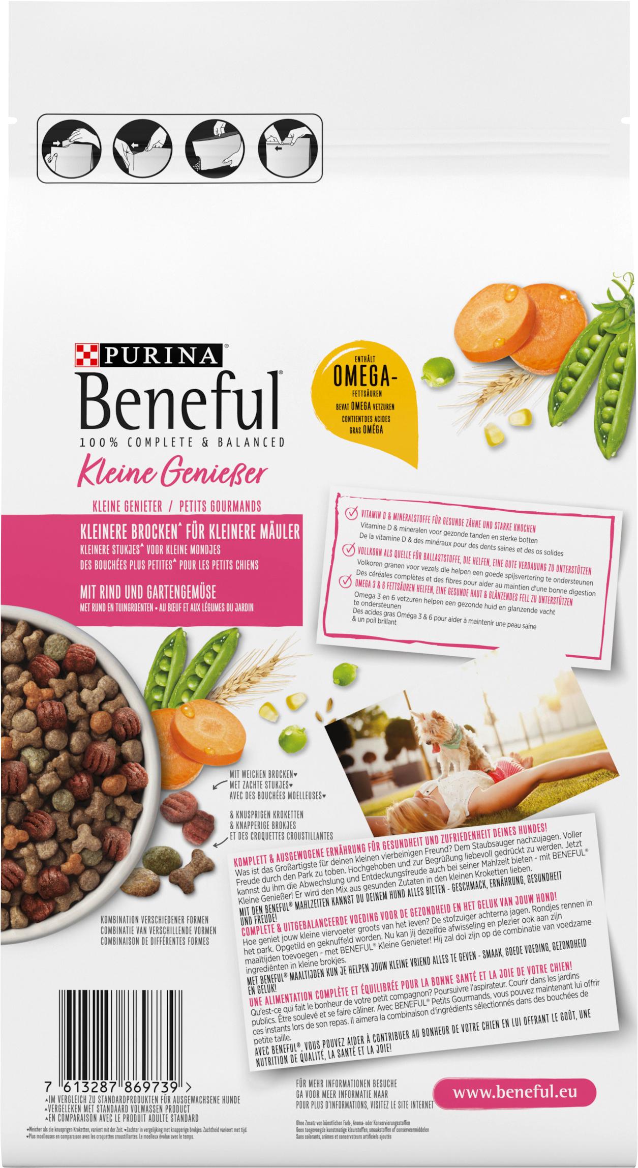 Produktbild PURINA BENEFUL Kleine Geniesser mit Rind 1.4kg 2 von 6
