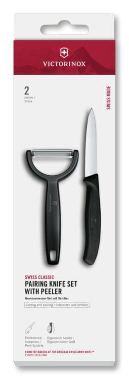 VICTORINOX Gemüsemesser SwissClassic mit Y-Schäler 2-tlg.