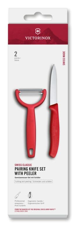VICTORINOX Gemüsemesser SwissClassic mit Y-Schäler 2-tlg.
