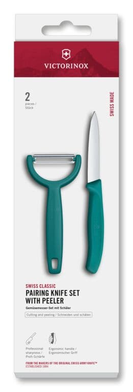VICTORINOX Gemüsemesser SwissClassic mit Y-Schäler 2-tlg.