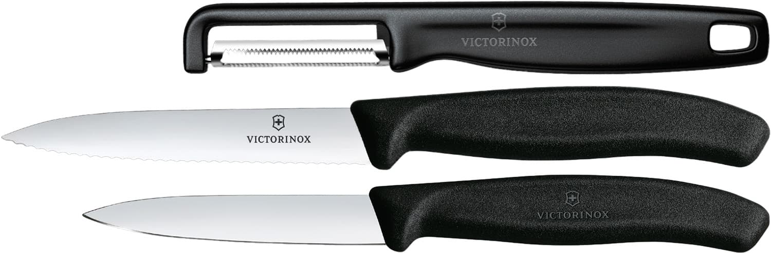 VICTORINOX Gemüsemesser SwissClassic mit I-Schäler 3-tlg.