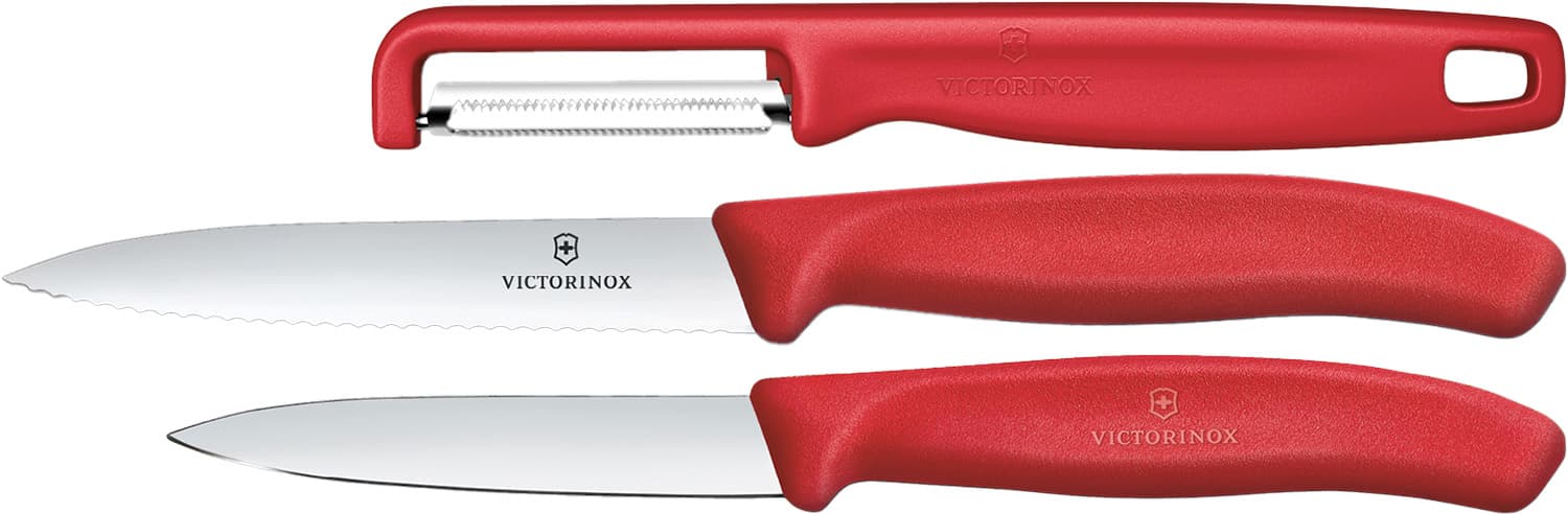 VICTORINOX Gemüsemesser SwissClassic mit Y-Schäler 3-tlg.