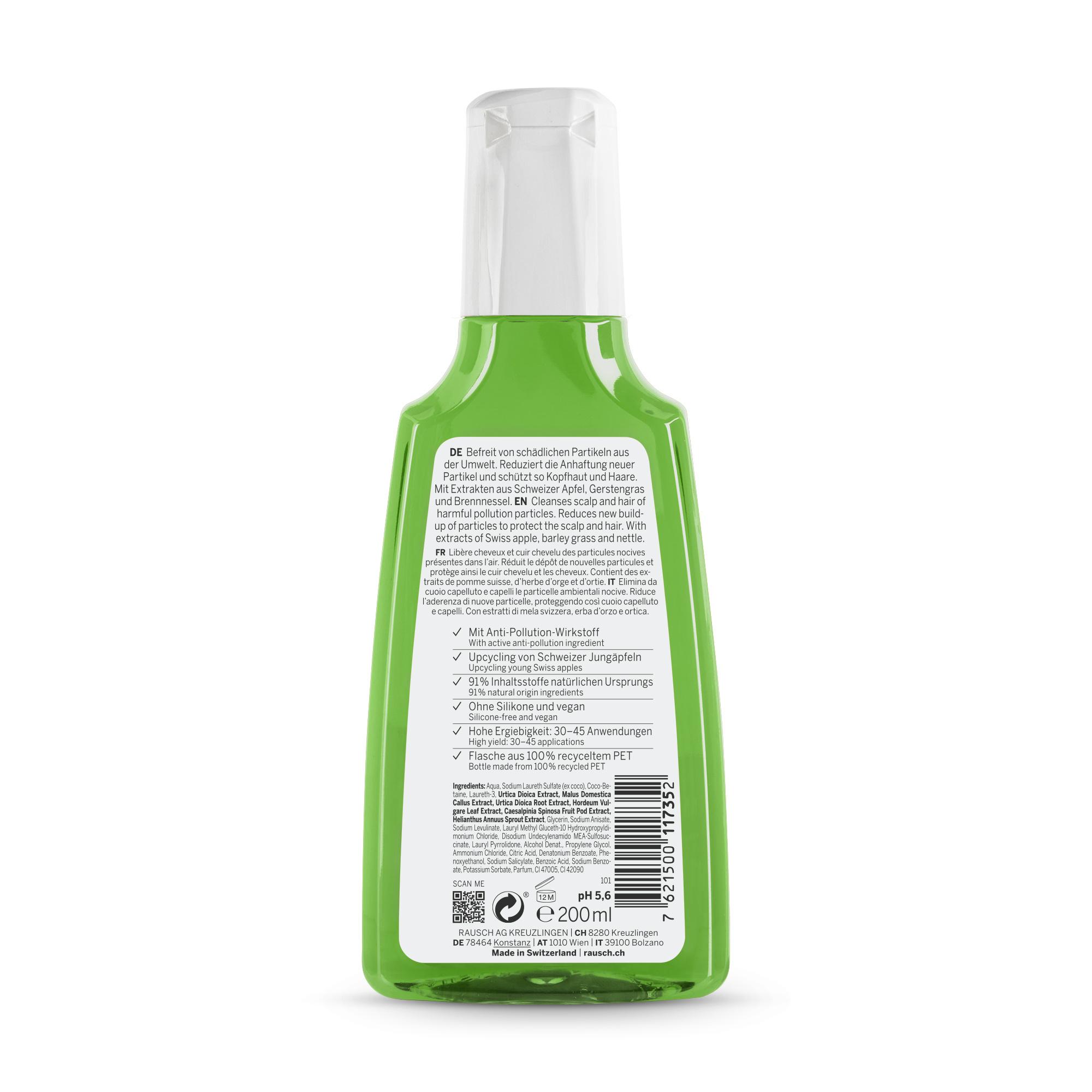 Produktbild RAUSCH Anti-Pollution-Shampoo mit Schweizer Apfel 2 von 6