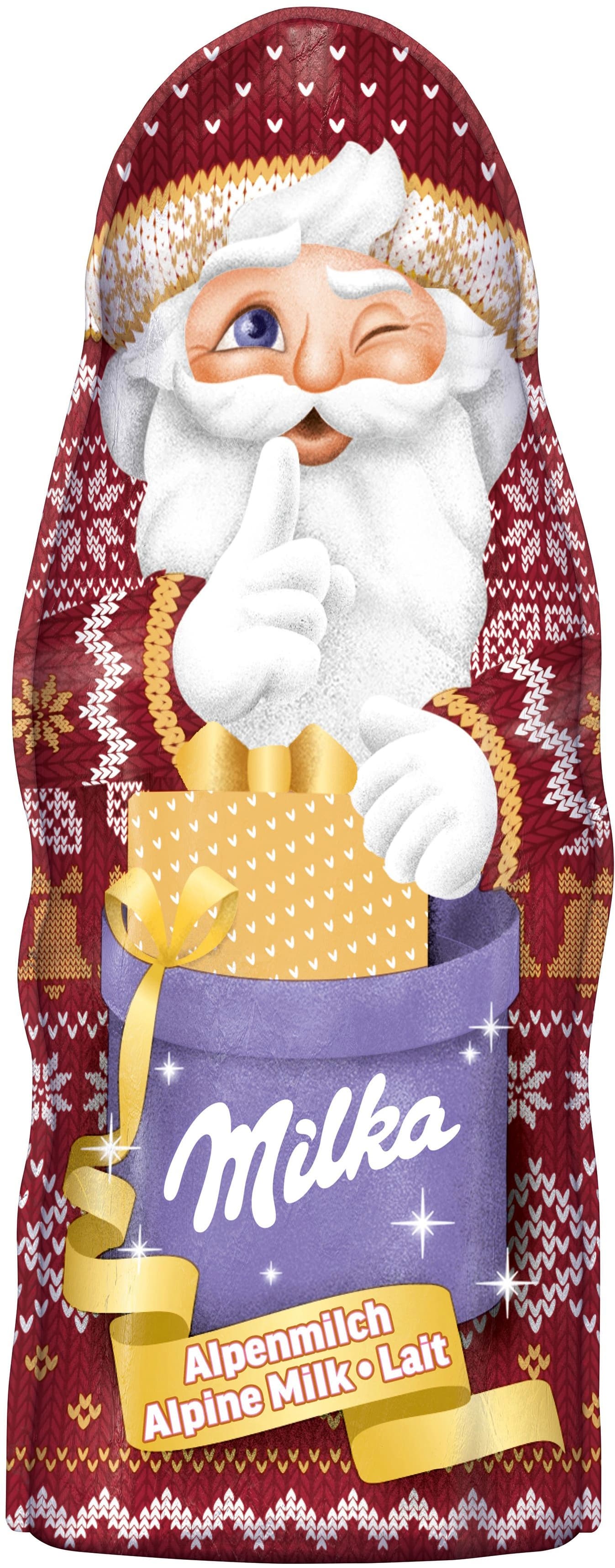 Milka Weihnachtsmann Alpenmilch