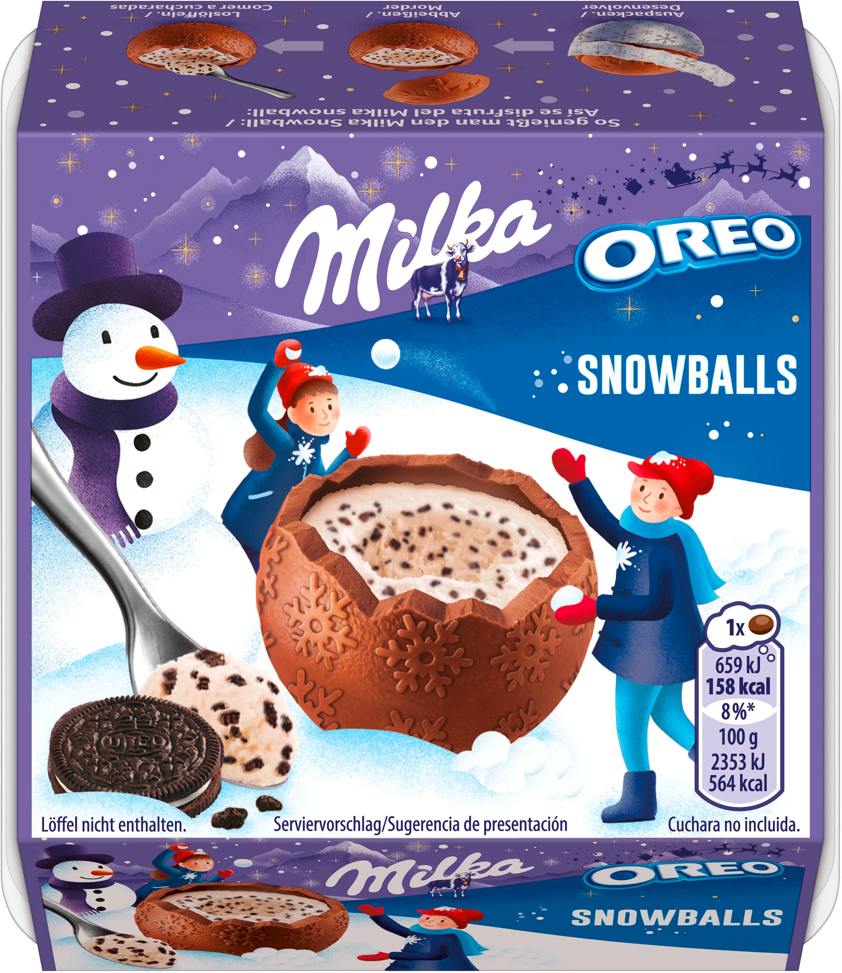 Milka Snowballs Oreo