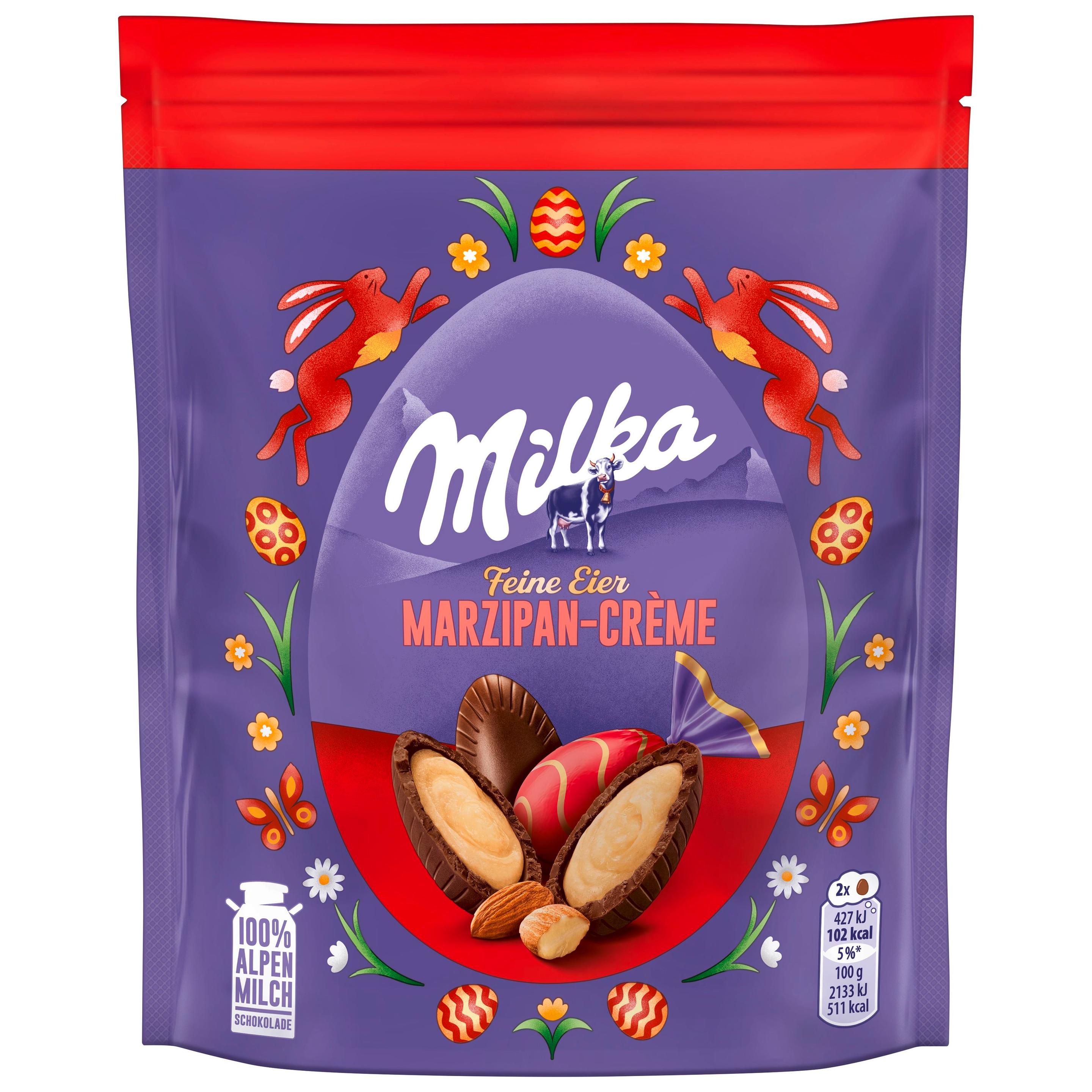 Milka Feine Eier Marzipan