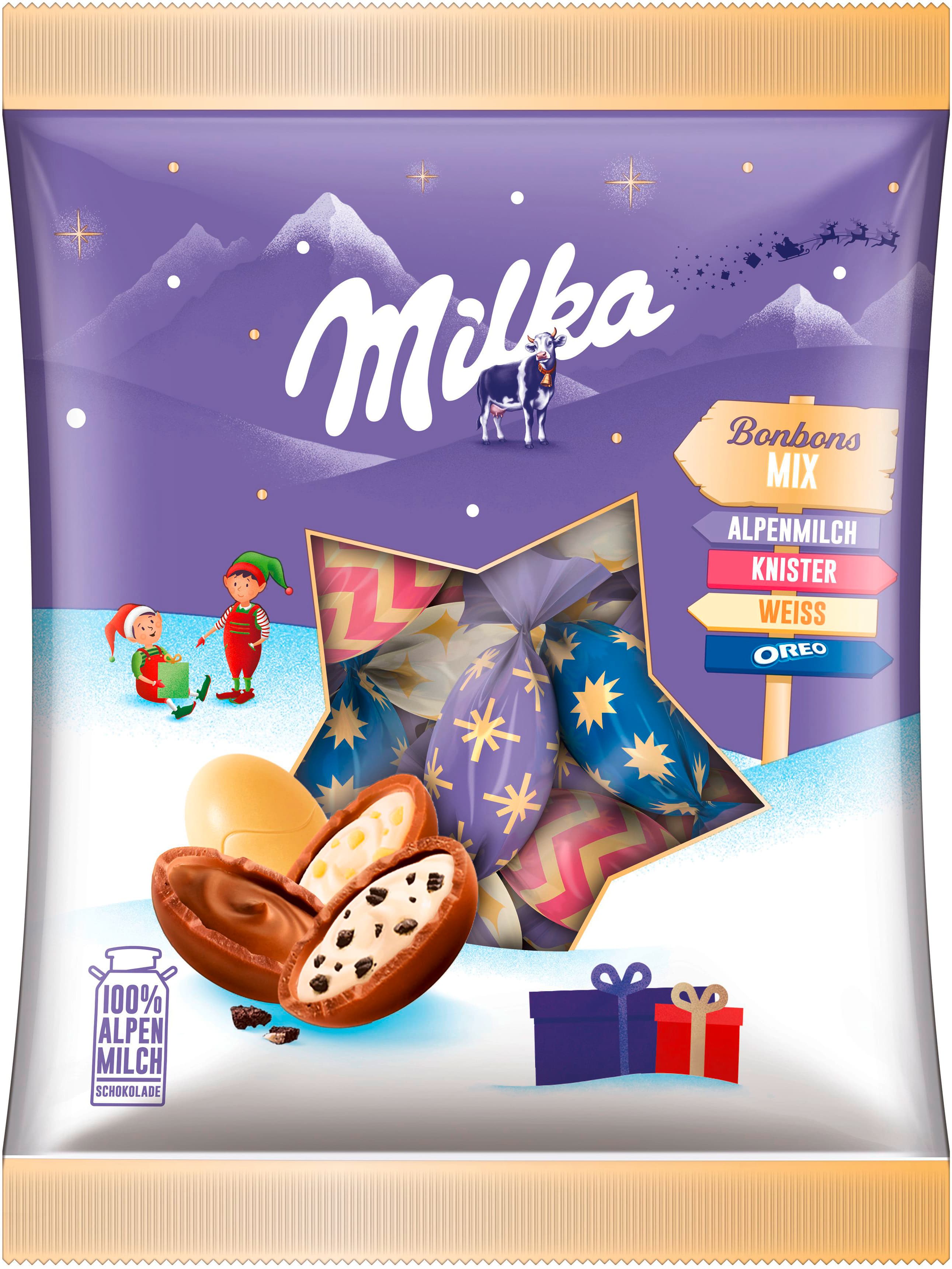 Milka Mix Aplenmilch Knister Daim Oreo