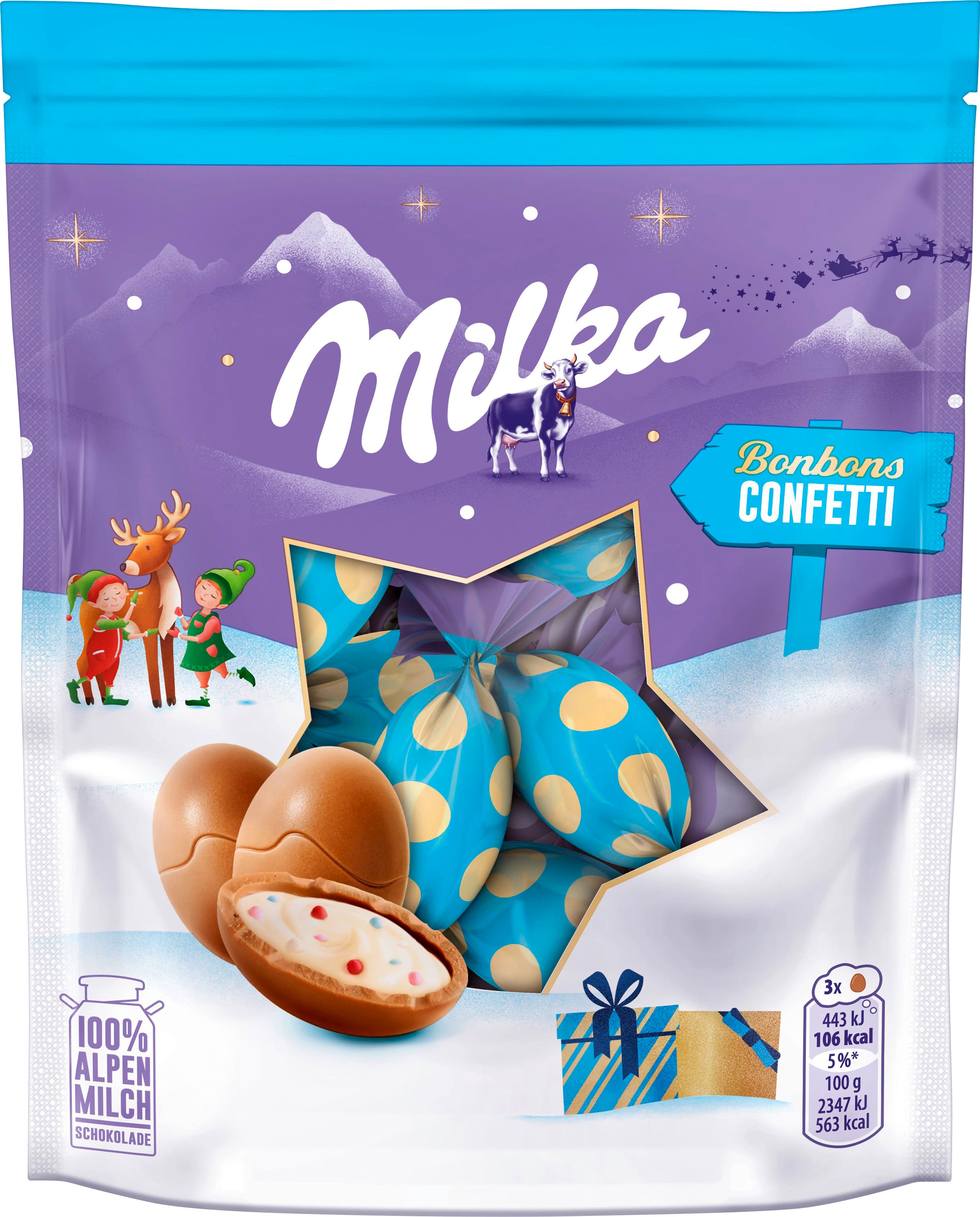 Milka Schokokugeln Konfetti