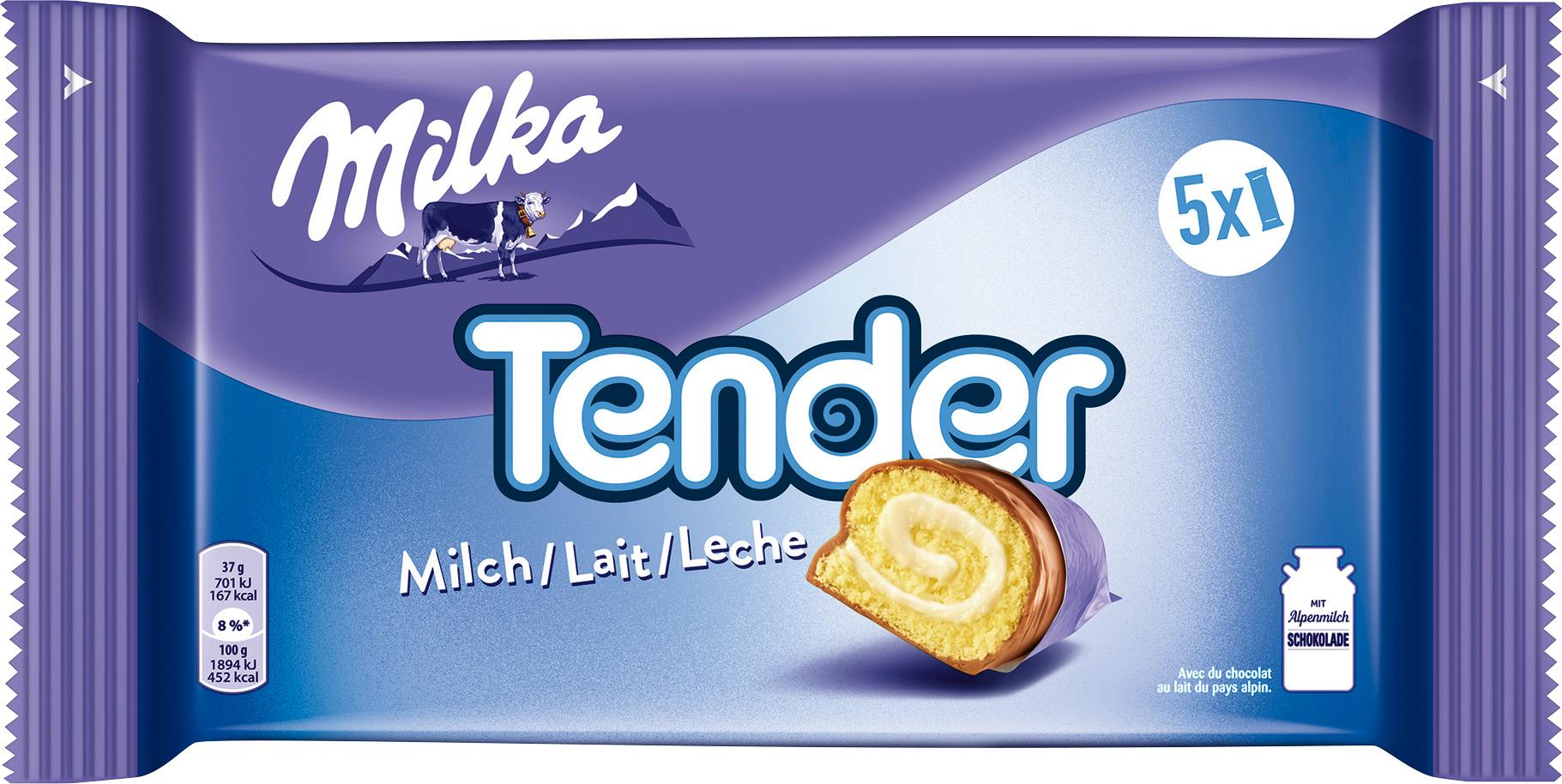 Milka Tender Keksrolle Milch