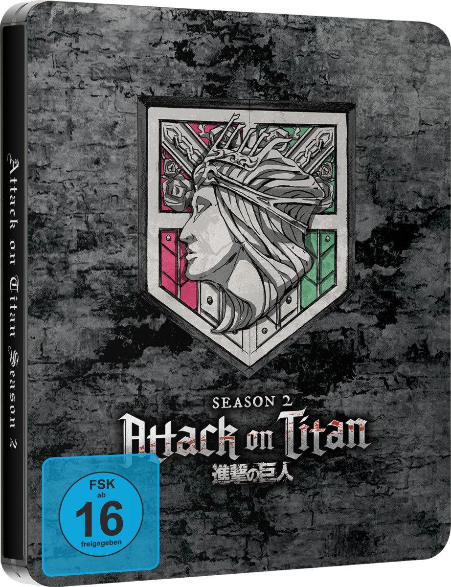 Attack on Titan - Staffel 2 - Gesamtausgabe - Steelbook - Limited Edition  [2 BRs]