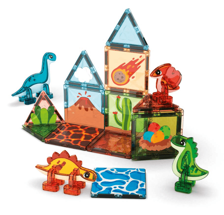 Produktbild Geomag Magnetic Tiles Dino World 25 5 von 5