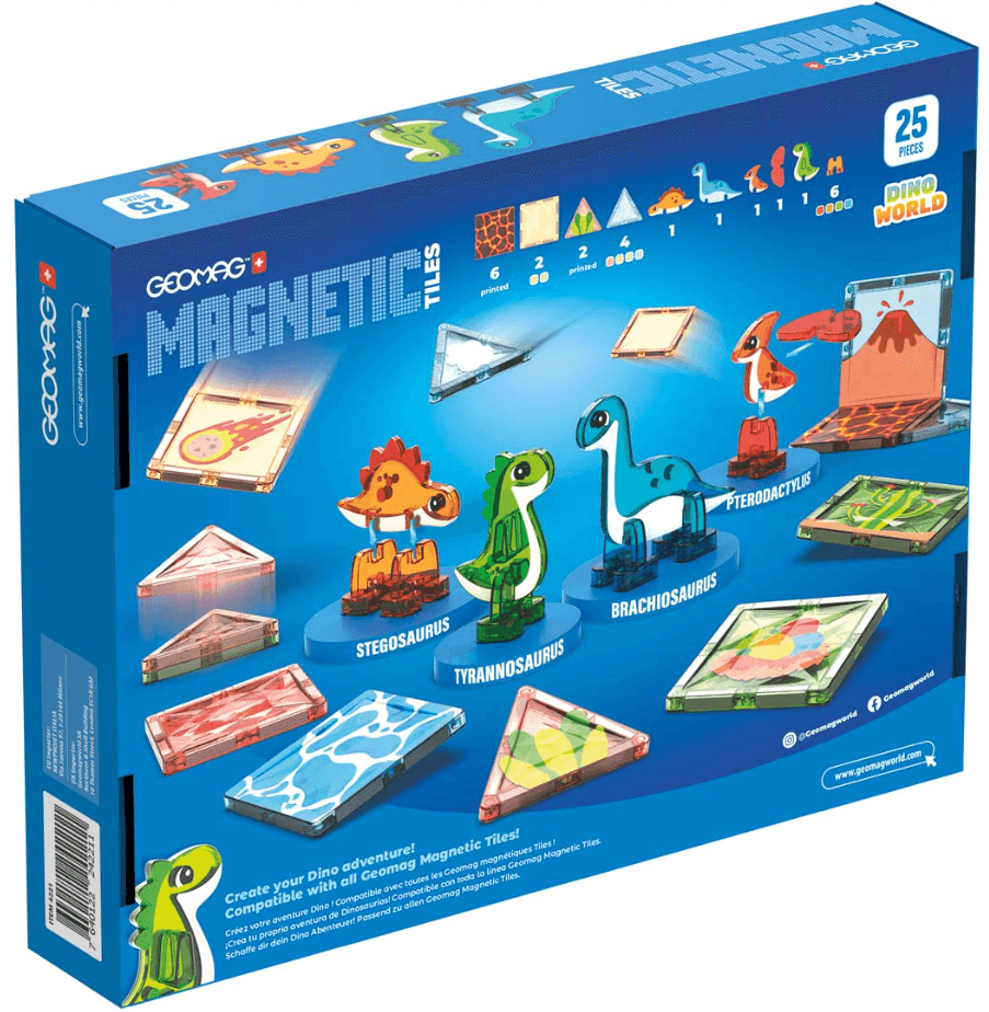 Produktbild Geomag Magnetic Tiles Dino World 25 4 von 5