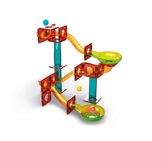 Geomag Magnetic Tiles Marble Run 45-teilig – Magnetische Kugelbahn
