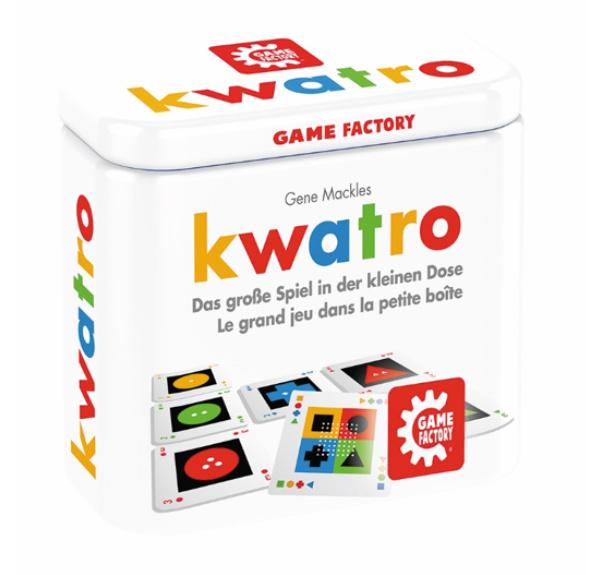 Game Factory - kwatro - Das große Spiel in der kleinen Dose