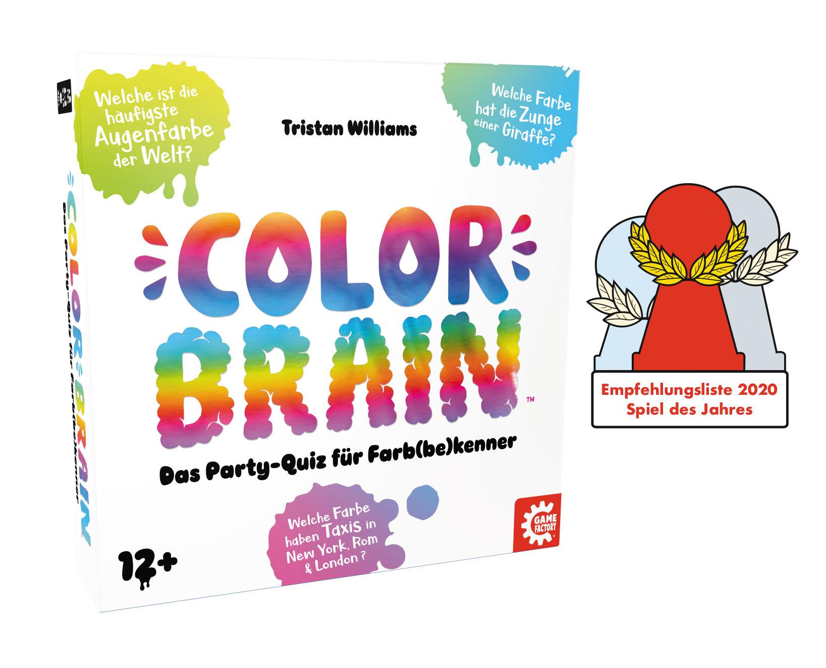 Game Factory - Color Brain - Das Party-Quiz für Farb(be)kenner