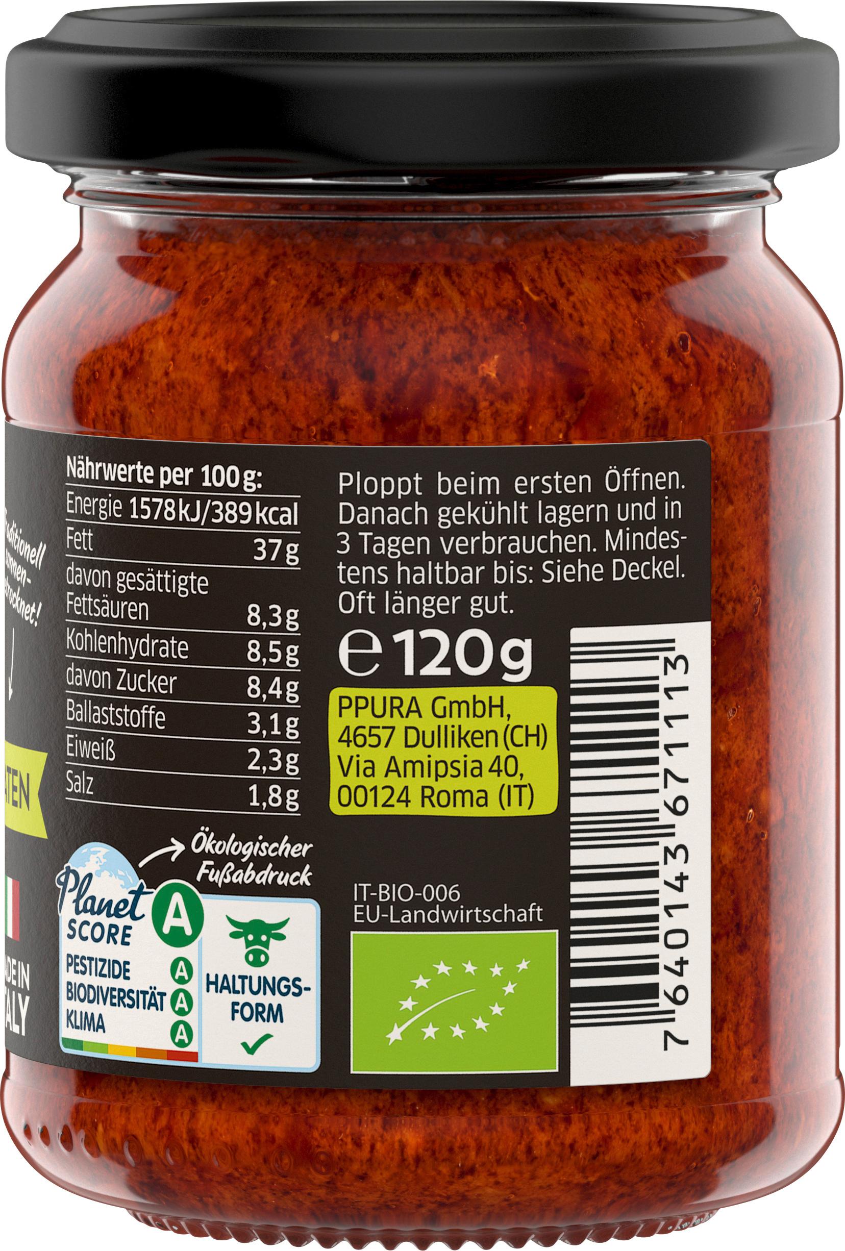 Produktbild PPURA Bio Pesto Rosso, 100% natürlich 2 von 3