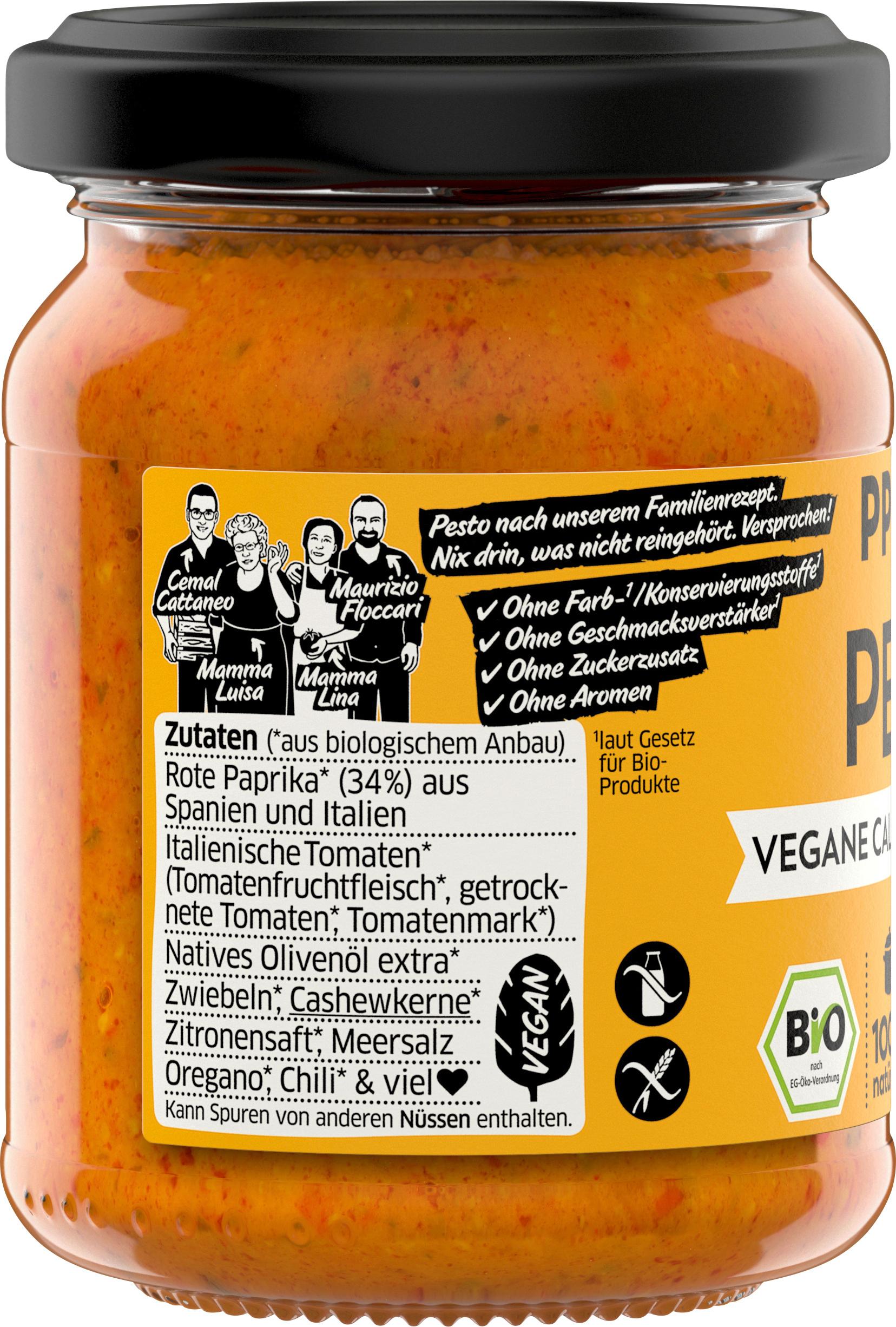 Produktbild PPURA Bio Pesto vegane Calabrese, 100% natürlich 2 von 3