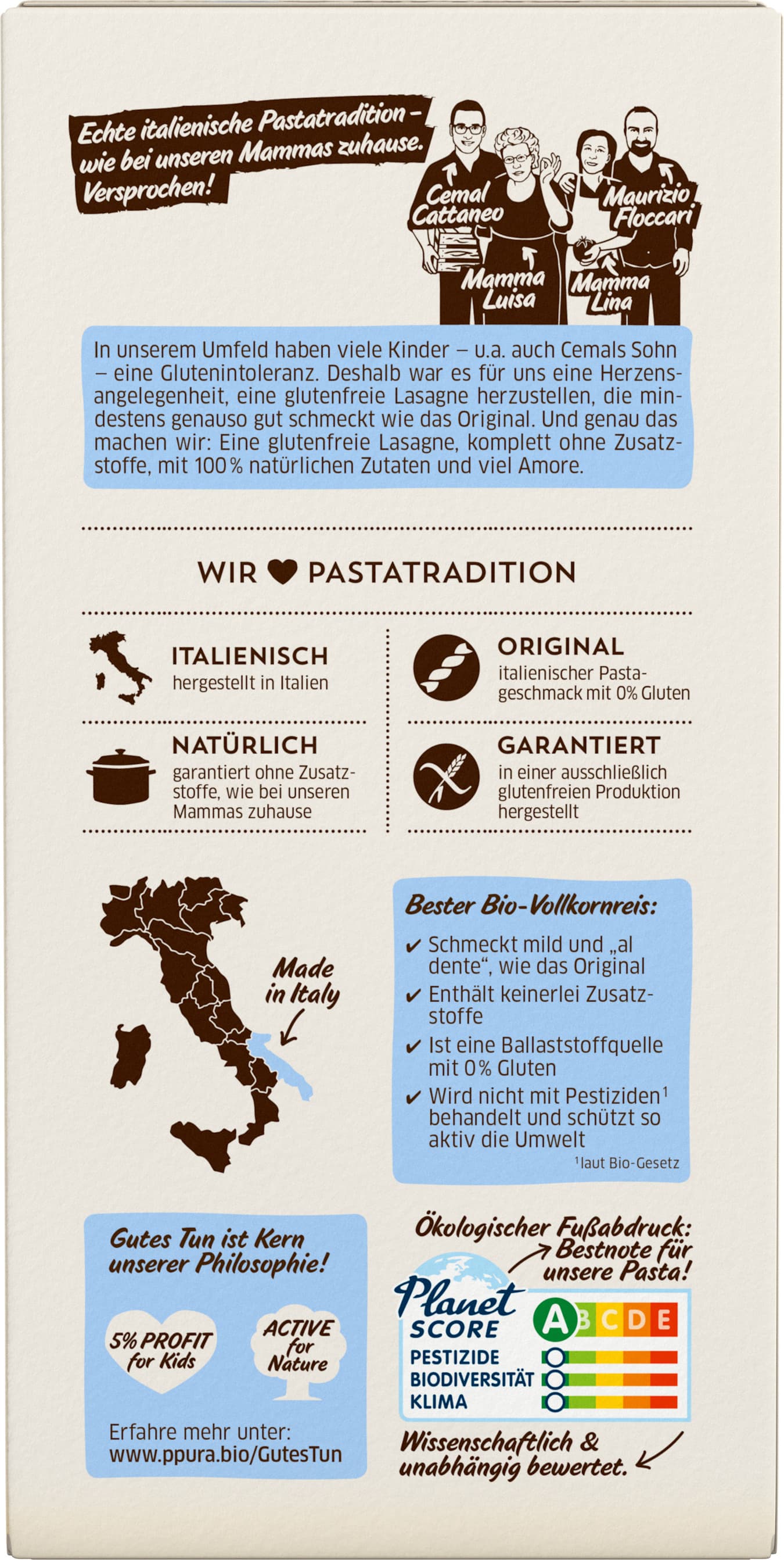 Produktbild PPURA Bio Lasagne aus Vollkornreis 2 von 4