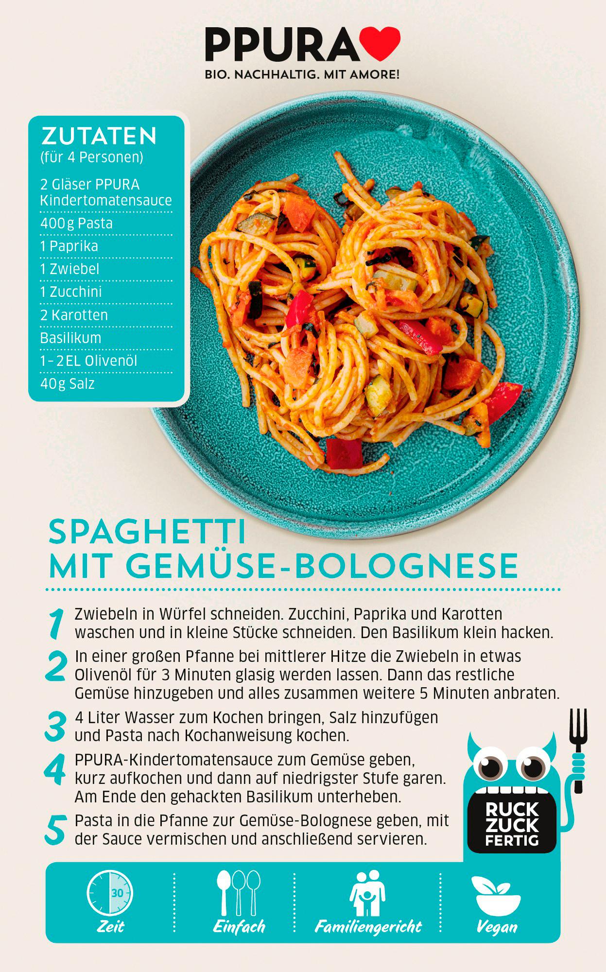 Produktbild PPURA Bio Tomatensauce für Kinder ohne Zuckerzusatz, 100% natürlich 6 von 6