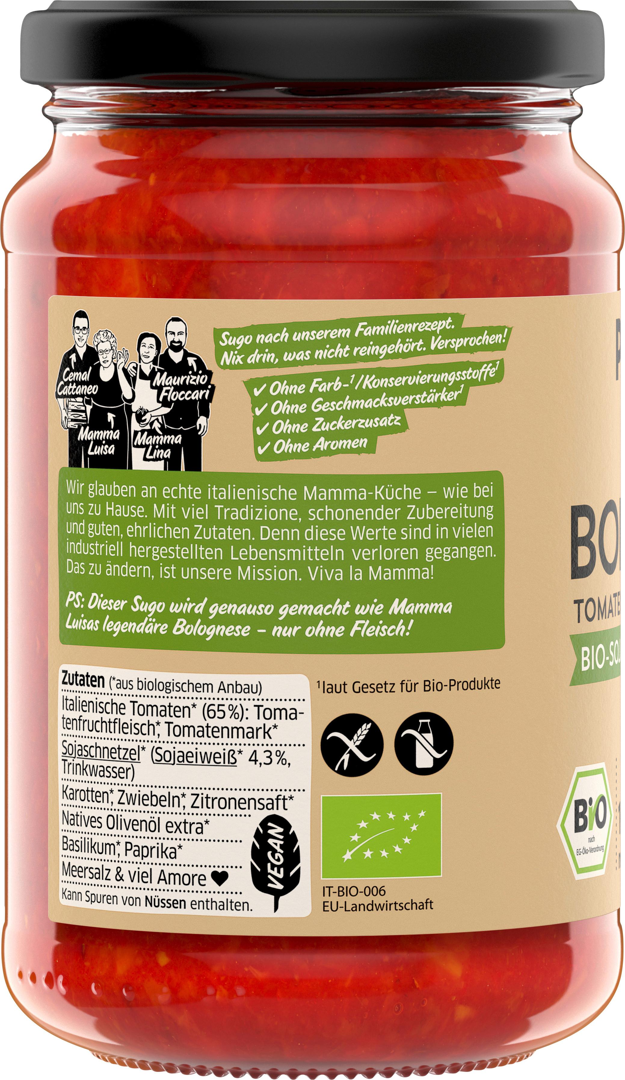 Produktbild PPURA Bio Sugo Bolognese Vegan, 100% natürlich 3 von 3