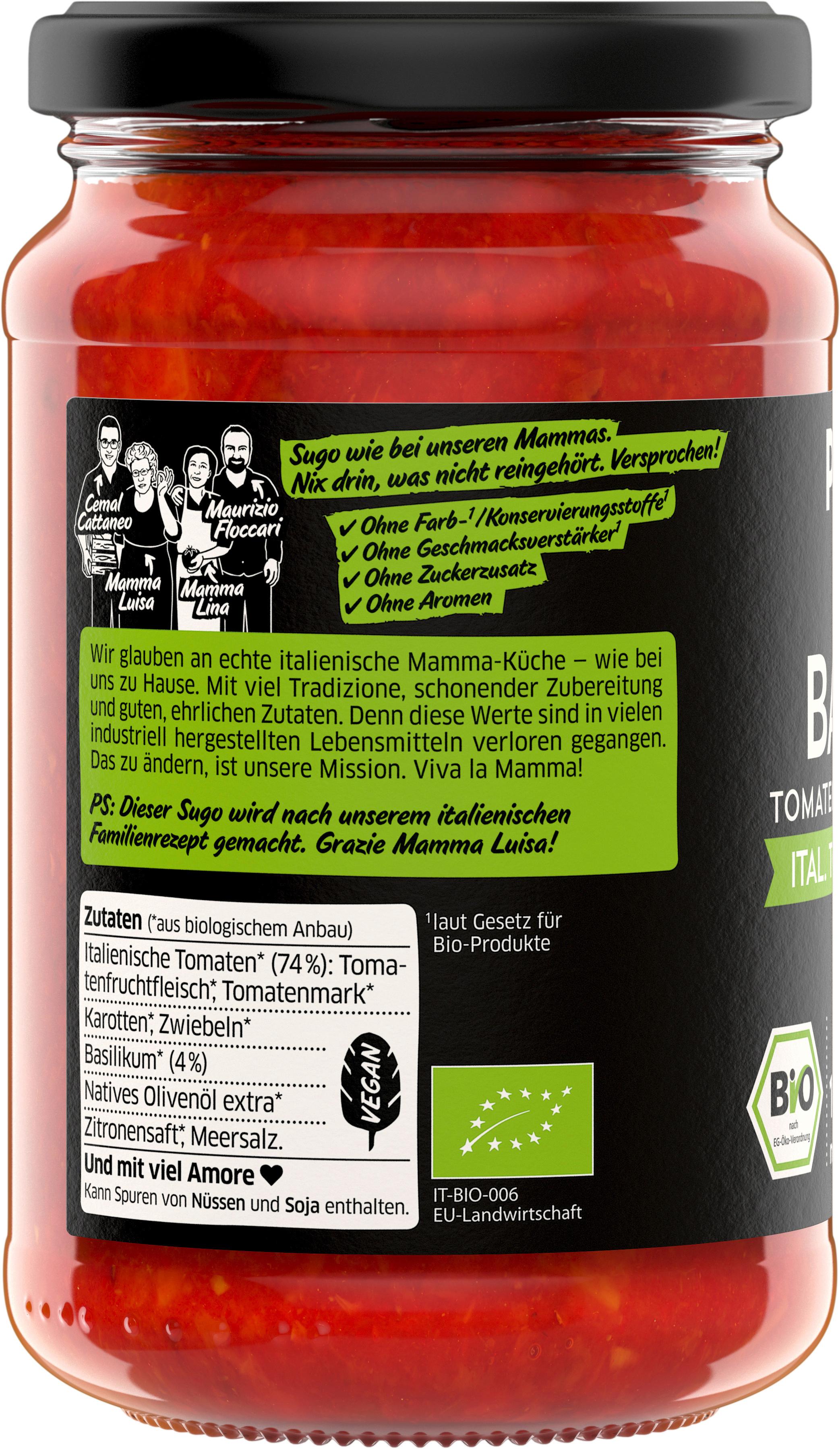 Produktbild PPURA Bio Sugo Basilico, 100% natürlich 2 von 3