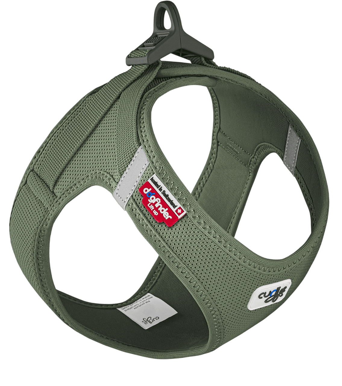 Curli Hundezubehör Clasp Vest Geschirr Air-Mesh Moss L