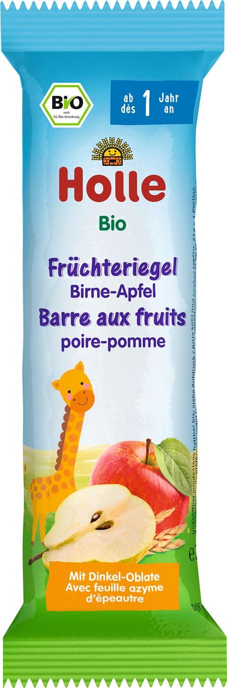 Holle Bio Früchteriegel Birne-Apfel